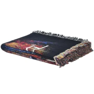 Vintage Psychedelic Unicorn Tapestry 100% Cotton Woven Jacquard Blankets