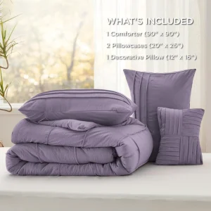 Vintage Washable Microfiber Polyester Sheet Pillowcase Duvet Cover Sets for Home Comforter Bedding