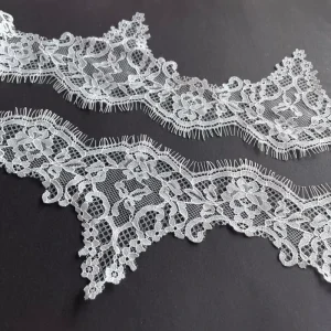 Vintage Wedding Floral Lace Trim Elegant Mesh Lace Tape for Bridal Gown Table Runner Chair Sash Embellishment
