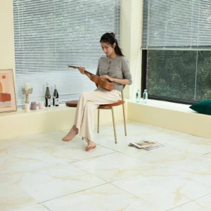 Vinyl Sticky Tile Anti Slip Waterproof LVT Flooring Wide Plank Self Adhesive for Kitchen