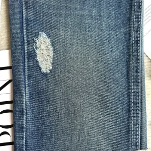 Viscose Polyester Breathable Yarn Dyed Twill Denim Fabric Medium Weight 12.8oz 150-152cm Width Made Guangdong Home Textile