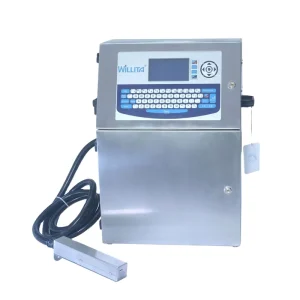WLD 180 Industrial CIJ Continuous Inkjet Printer Coding Machine for Expiry Date Batch Number Production Line