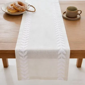 WML019 Custom Simple Pure Linen Table Runner Cocktail & Western Style Napkins Place Mats Tablecloths for Household and Festival