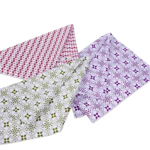 WML104 Custom Full Printed 100% Cotton Tea Towel Table Place Mats Kitchen Tea Towels Decorative Wall Hanging for Hotel