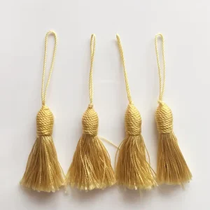WTR 035 Red Polyester Tassel Earring Accessories Fringe Curtain Garment Cellphone Decoration Single