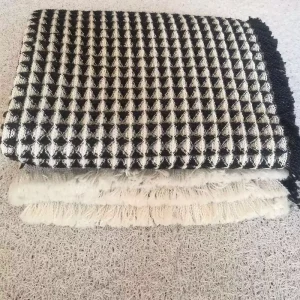 Waffle Mix Color Anti Slip Absorbent Bath Mat Non Slip Foot Mat for Toilet Door for Home Use