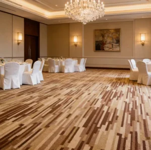 Wall Carpet Hotel Suite Room Polyester Nylon Wilton Woven Cut Pile Soft Touch Non Slip Anti bacterial Mildew Resistant Sound
