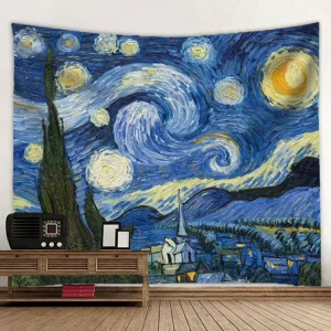Wall Tapestry for Bedroom Custom Printed 100% Polyester Tapestry
