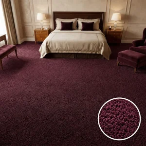 Wall Wall Commercial Hotel Carpet Solid Colors Cut Pile Jacquard Woven Plush Nylon Modern Puzzle Pattern Stain Resistant