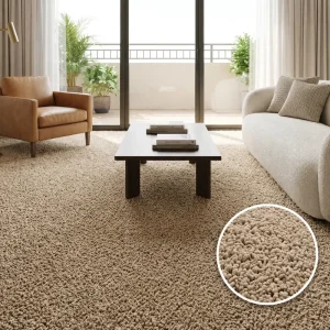 Wall Wall Commercial Hotel Carpet Solid Colors Polyester Jacquard Woven Cut Pile Machine Made Plush Modern Puzzle Pattern