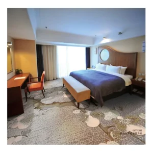 Wall to Wall 100% Nylon Printed Modern Non Slip Eco Friendly 11mm Thick Carpets for Bedroom Hotel Living Room Use in Roll