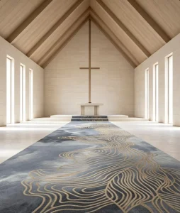 Wall to Wall Broadloom Jacquard Carpet 4m Action Back Nylon Anti Slip Durable Project Supply Hotel Hallway