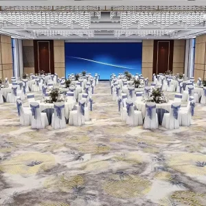 Wall to Wall Carpet 100% Nylon Carpet Chinese Print Easy to Clean Commercial Banquet Hall Carpet