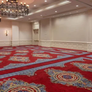 Wall to Wall Carpet Axminster Wool and Nylon Hotel Carpet Roll for Cinema Custom Design