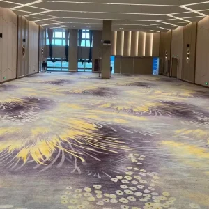 Wall to Wall Carpet Corridor Long Carpet Rug Hotel Flower Pattern Designer Carpet