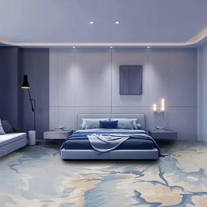 Wall to Wall Carpet Hotel Guest Room VIP Meeting Room Home Carpet Thick Stain Resistance Printed 5 Star Hotel Hallway Carpets