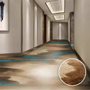 Wall to Wall Carpet Nylon Wool Commercial Hotel Carpet Stain Resistant Non Slip Woven Plush Pile Custom Tufted Modern Design