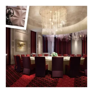 Wall to Wall Carpet Rolls Nylon Luxury Hotel Axminster Carpet Hallway Guest Room Commercial Carpet