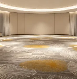 Wall to Wall Custom Broadloom Hotel Floor Carpet 4m Fabric Back Nylon Sound Absorbing Durable Project Supply Hotel Hallway