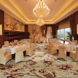 Wall to Wall Hotel Ballroom Commercial Nylon Carpet Hotel Equipment