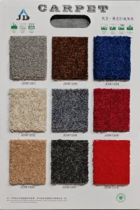 Wall to Wall Hotel Carpet Jacquard Plush Solid Colors High Quality Luxury Polyester Non Slip Stain Resistant Commercial Use