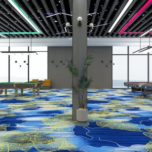 Wall to Wall Loop Pile Carpet Rolls Heavy Duty Commercial Solid Carpet Flooring for Home Office Living Room Non-Shedding