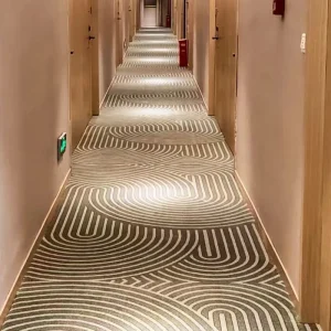 Wall to Wall Luxury Hotel Hallway Banquet Printed Carpet Tufted Nylon Polypropylene Backing Easy to Clean and Anti Slip Carpet