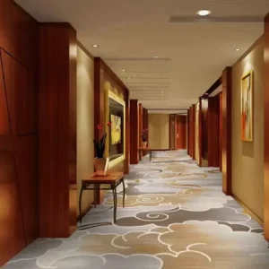 Wall to Wall Nylon Broadloom Carpet Wear Resistant Silent Custom Pattern Free Swatch Hotel Special Use