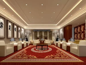 Wall to Wall Nylon Carpet Anti-wear Silent OEM Custom Free Sample Hotel Public Area Use