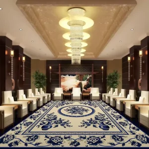 Wall to Wall Nylon Carpet Silent OEM ODM Custom Free Swatch Hotel Corridor Use