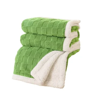 Warm Bed Taffron Blanket Luxury Custom Throw Blanket Sofa Blanket
