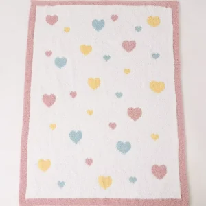 Warm Comfort Blanket Custom Compliance Requirement 30*40 Throw Knitted Blanket for Living Room Bedroom Gift Choice
