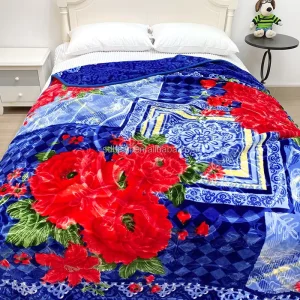 Warm Luxury Heavy Raschel Blanket 8kg Thick Raschel Big Bed Blankets