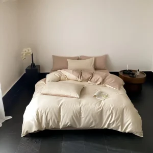 Warm Organic Eco Friendly Anti Pilling 100% Cotton Brushed 50S 300TC Ultra Thick Ultra Soft Wrinkle Resistant Bedding Set