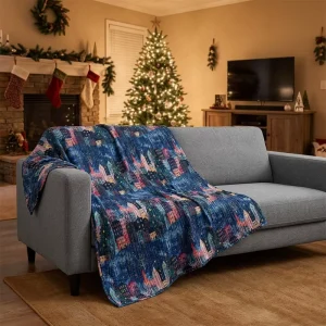 Warm Winter Blankets in Bulk for Winter Muslin Blanket 4 6 8 Layer Warm Soft Custom Warm Luxury Heavy Thick Blanket