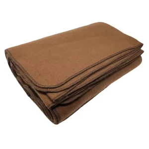 Warm and Thick Wool Blanket Washable Throws for Camping Outdoors Sporting Events Survival Kits