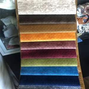 Warp Knitted Plain Mesh Fabric with 3D Emboss Process for Sofa Upholstery