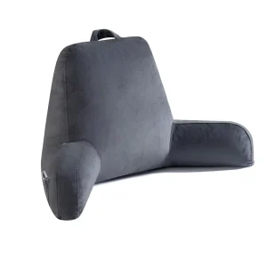 Washable Bedside Cushion Office Waist Support Pillow Reading Pillow with Armrest Support Pillow Backrest Cushion