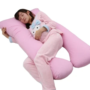 Washable Comfort U Shaped Memory Foam Polyester Fiber Total Body Support Customizable Maternity Pillow Bed Sleeping Pregnancy