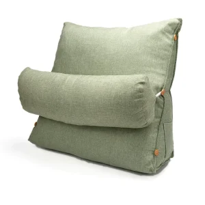 Washable Cover Wedge Pillow Reading Bed Memory Foam Wedge Reading Pillow for Headboard