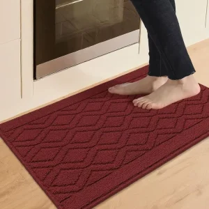 Washable Cushioned Tufted Polypropylene Non Slip Kitchen Floor Mats Absorbent Runner Latex Non Skid Backing Anti Fatigue