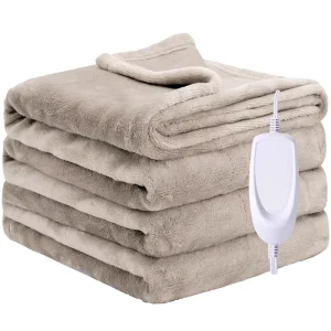 Washable Double Digital Heat Natural Flannel Bed Underbed Heating Quilted Electric Blanket
