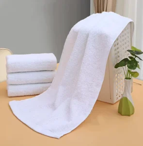 Washable Durable Cotton White Towels for Baking Kitchen Home and Hotel Use