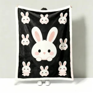 Washable Elastic Stress Relievers Adults Children Fleece Blanket Move for Custom Chunky Knitted for Blanket Cat Print