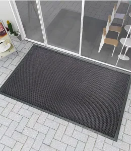 Washable Entrance Indoor Floor Durable Anti Slip Waterproof Carpet Solid Color Elastic 3D Mesh Mat