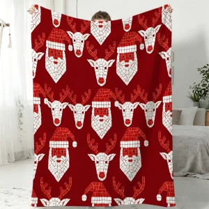 Washable Flannel Throw Blanket Custom Print Floral Dot Airplane Use Soft Warm Bedding Winter Home Textile OEM