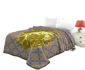 Washable Floral Geometric Raschel Crocheted Fur Blanket Solid Striped Dot Cartoon Character Styled Bed Home Decor