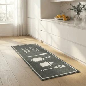 Washable Machine Made Rubber Backing Hallway Runner Rugs Non Skid Polypropylene Jacquard Floor Mats Long Kitchen Carpet Runners