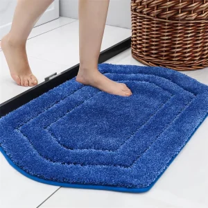 Washable Microfiber Hotel Bath Mat Super Soft Non Slip Bath Tub Shower Mat Absorbent Bathroom Floor Mats