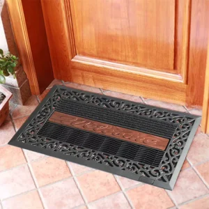 Washable Modern PVC Door Mats for Home and Hotel Easy Clean Non Slip Dirt Resistant Entrance Rug Cushioned and Feature Rich